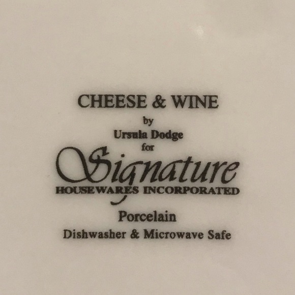 Set Of 6 Porcelain Canapé/Hors d’oeuvre/App Plates By Ursula Dodge 6.75” - Picture 8 of 10